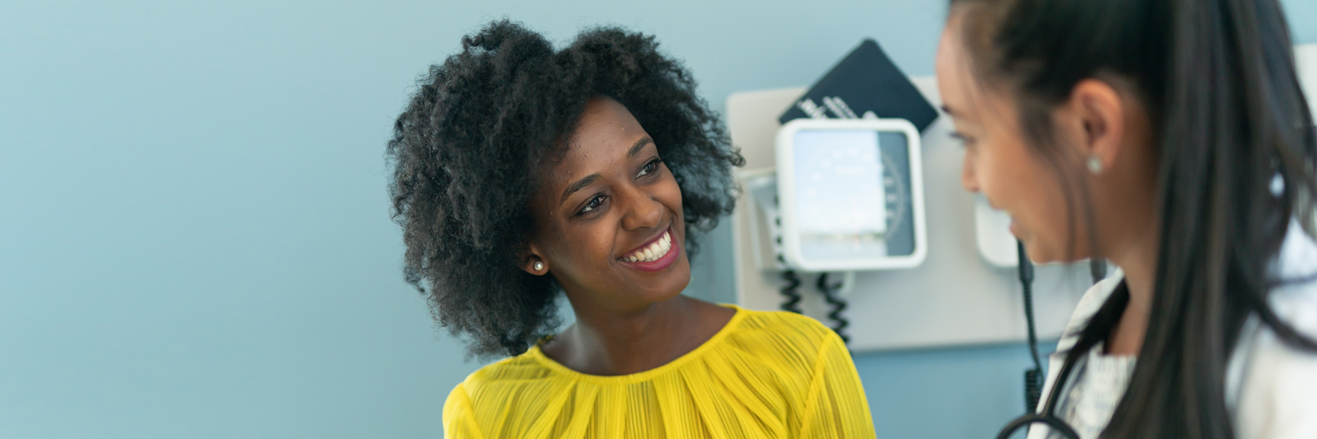 African American Female with Doctor